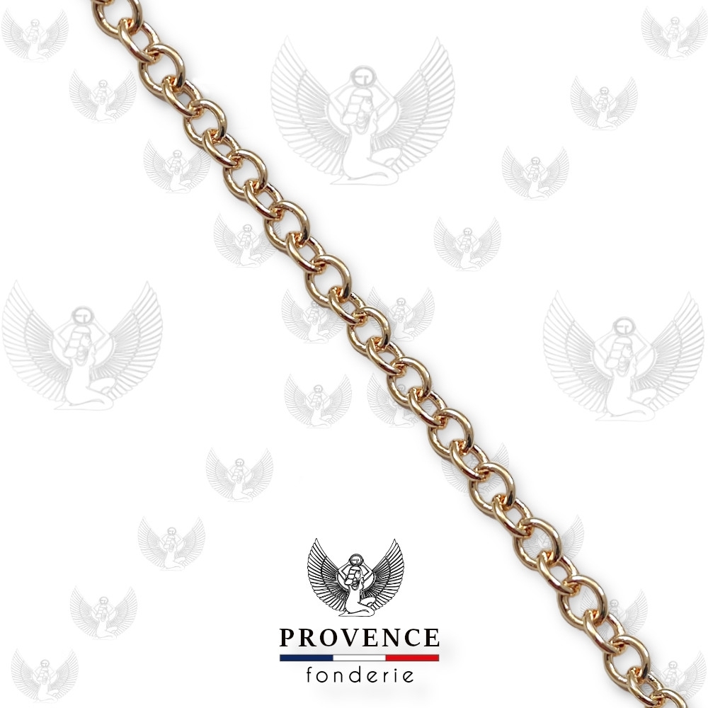 Chaîne forçat ovale 4x3mm (ou chaîne de réglage) au mètre
