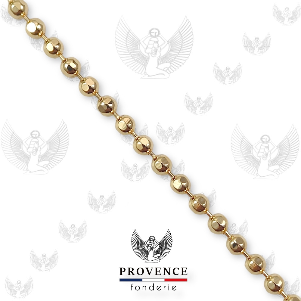 Chaîne boule limée Ø1.2mm au mètre