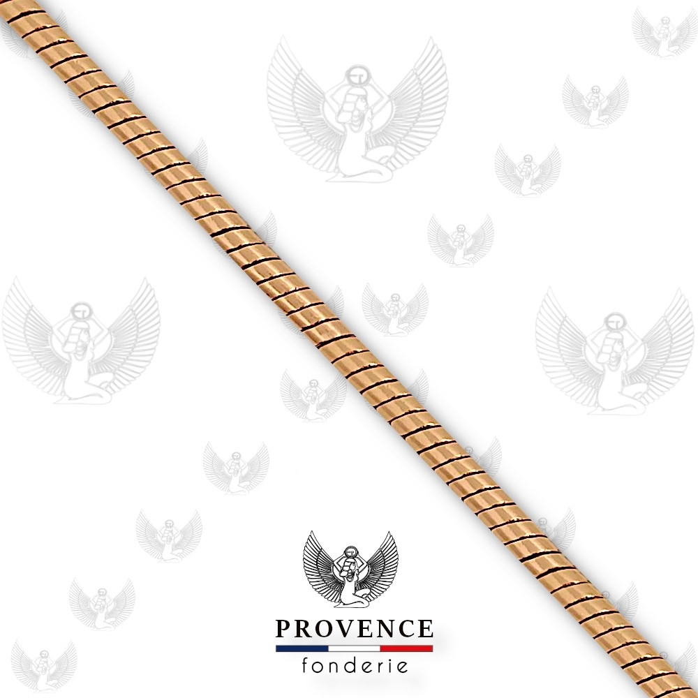 Chaîne serpent Ø3.5mm au mètre