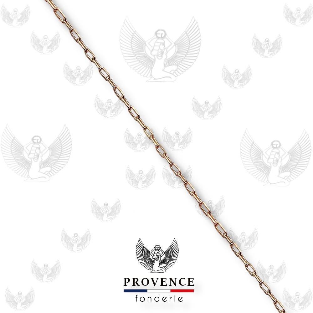 Chaîne forçat ovale 2x1.8mm au mètre