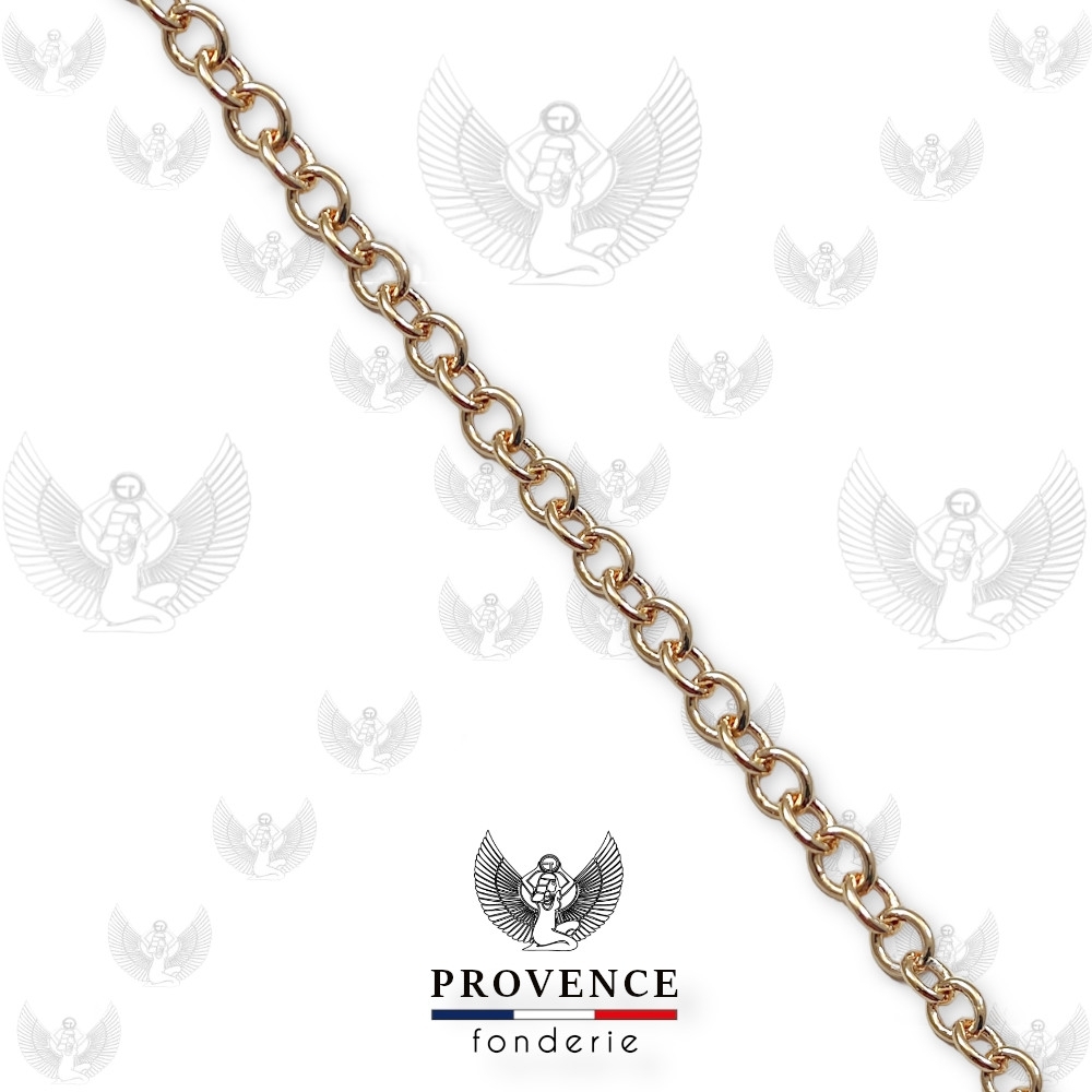 Chaîne forçat ovale 3x2.5mm au mètre