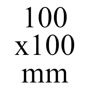100x100mm