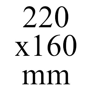 220x160mm